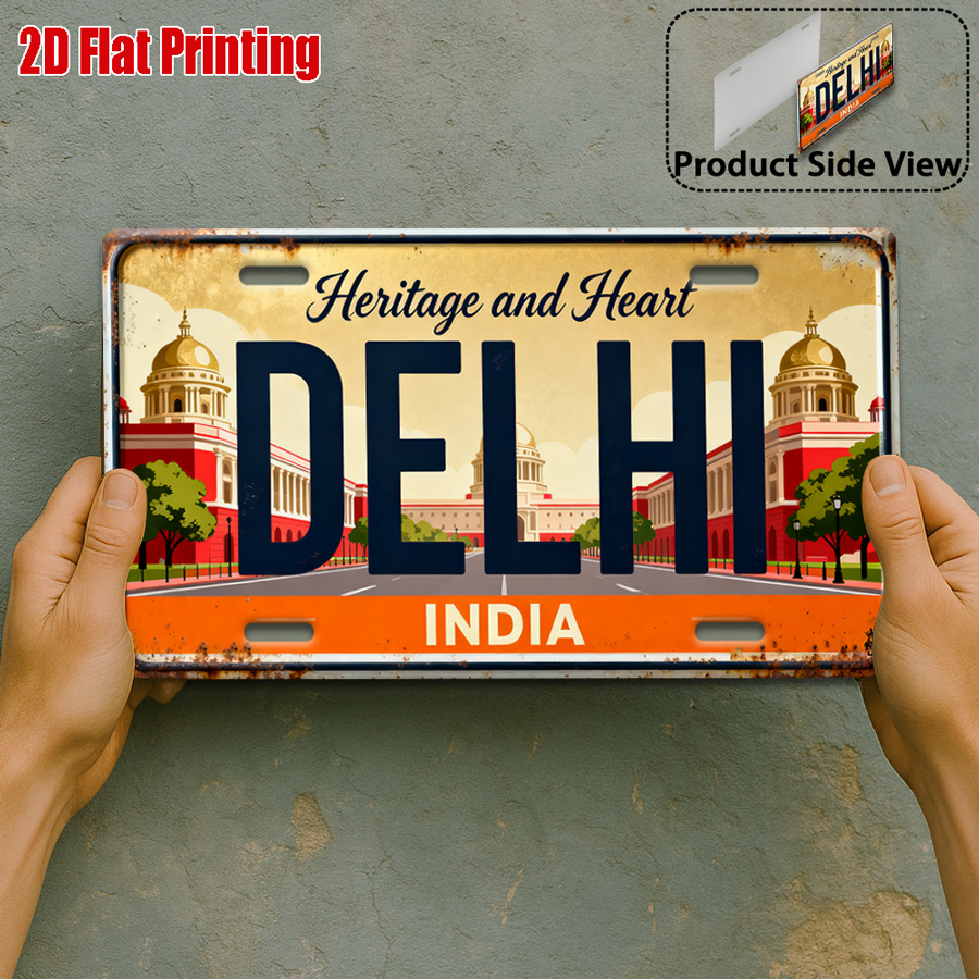 Tin Sign - Vintage Durable Met - Home Decor Delhi avaliação e preço