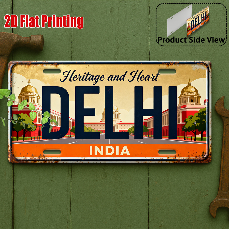 Tin Sign - Vintage Durable Met - Home Decor Delhi avaliação e preço