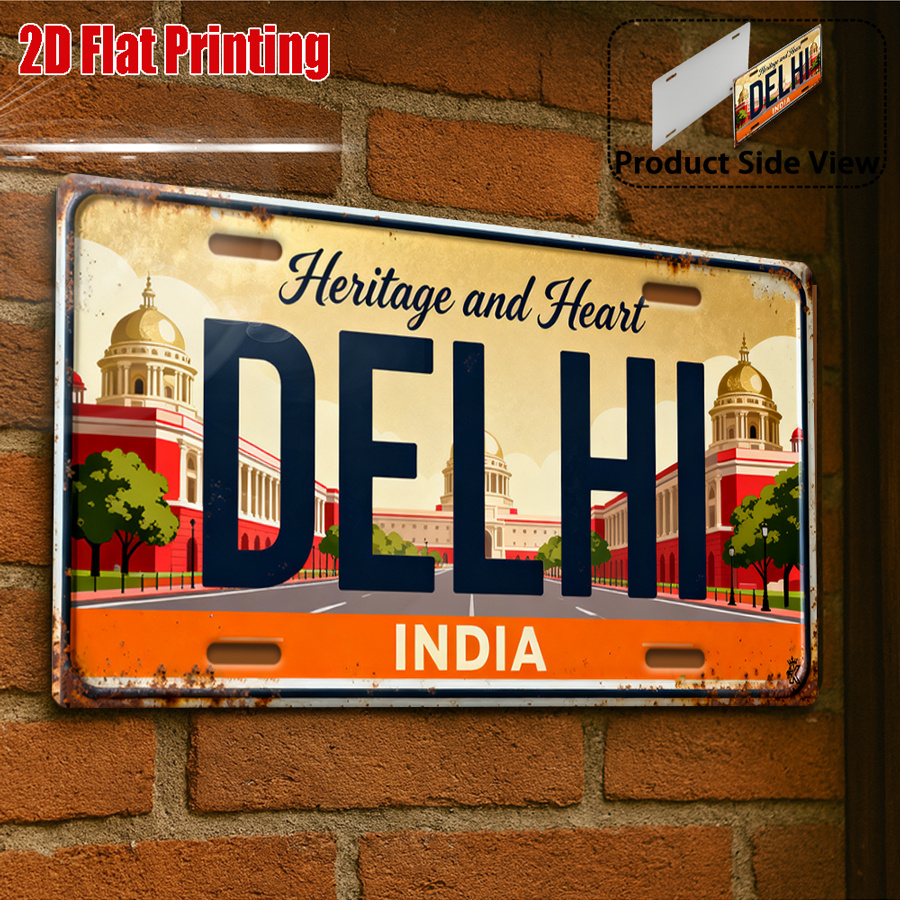 Tin Sign - Vintage Durable Met - Home Decor Delhi avaliação e preço