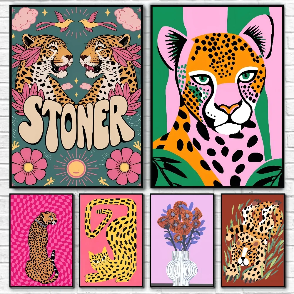 Wild Leopard Tiger Vase Flower - Home Decor Vase avaliação e preço