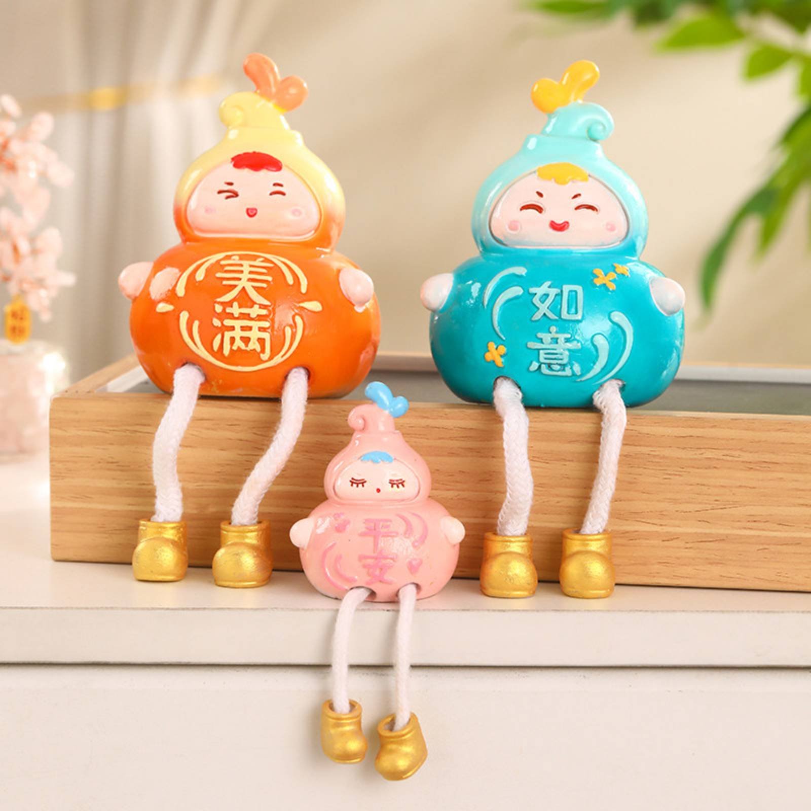 4 Pieces Hanging Doll Decorati - Home Decor Ideas avaliação e preço