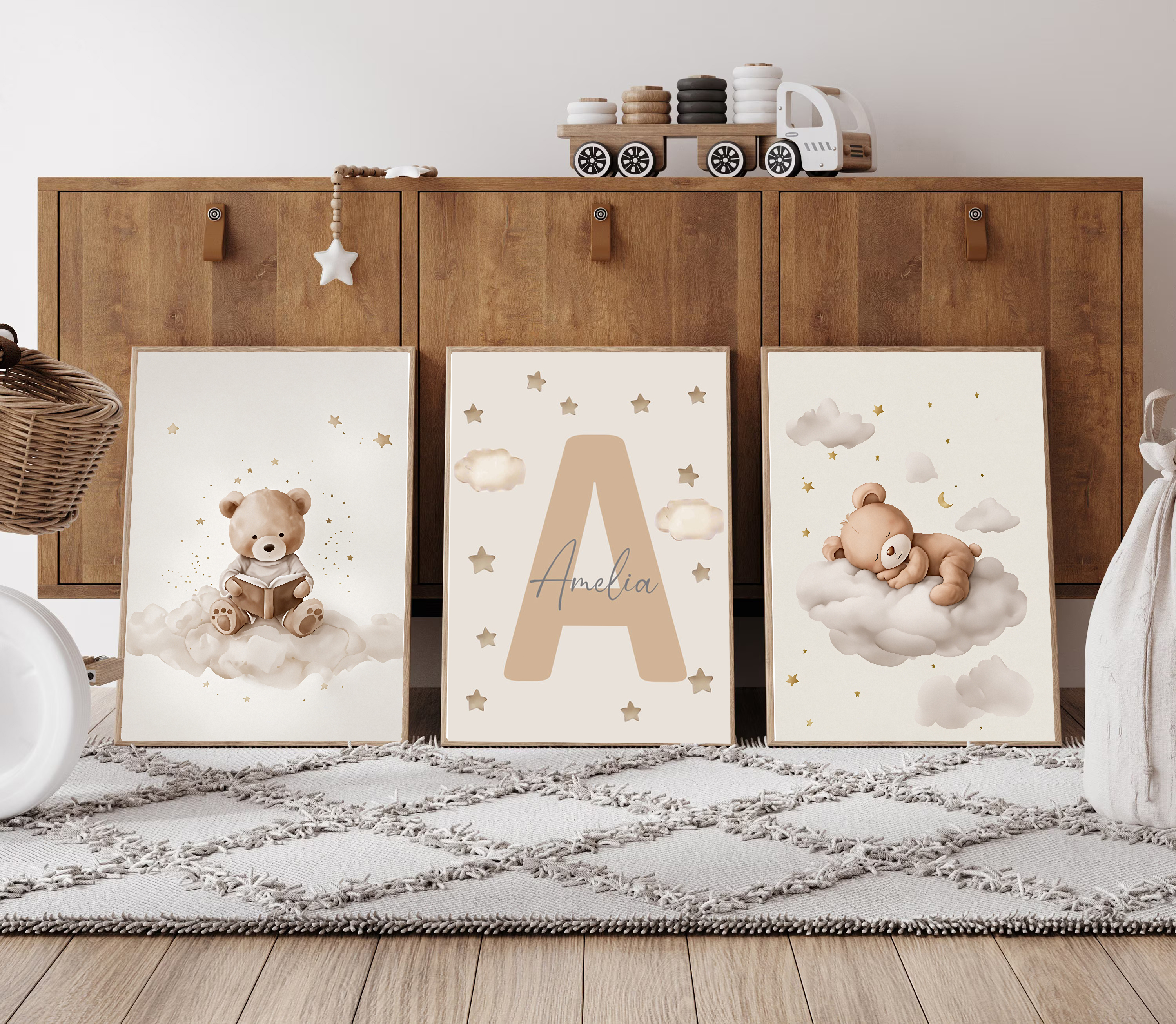 3pcs/set Bohemian Teddy Bear A - Home Decor Ideas avaliação e preço